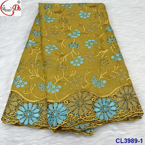 Lubang Tali Katun Swiss Potongan Tangan Kain Renda Lisami Elegan Voile untuk Gaun Kain Tas Sepatu dan Hometextile - Product Image 2