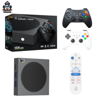 Boîtier TV de jeu Android G8max en promotion, double système H618 HD Quad-Core Wi-Fi 6 8K avec manette de jeu