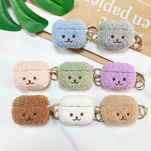Vente en gros d'étuis en peluche brodés TPU+Peluche pour AirPods tous modèles, mignons et amusants - Product Image 4