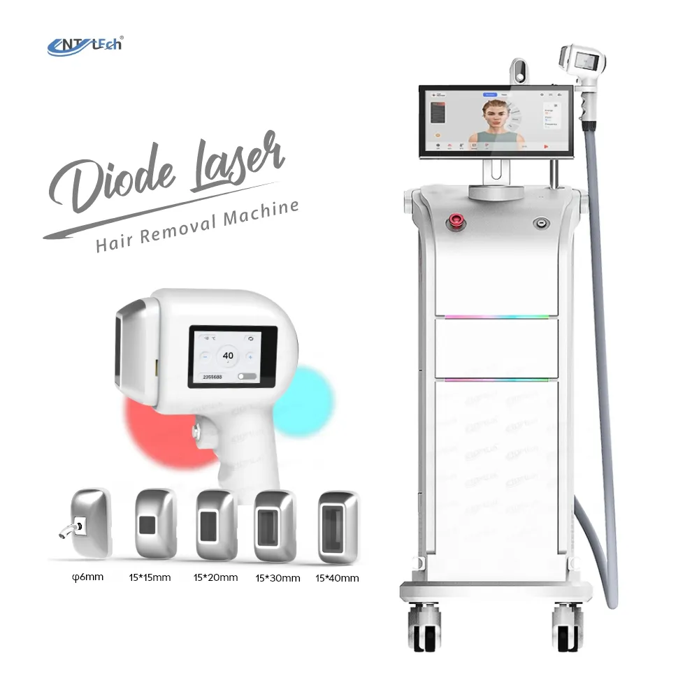 Attrezzatura di bellezza della macchina di depilazione del laser a diodi 755nm 808nm 1064nm 940nm