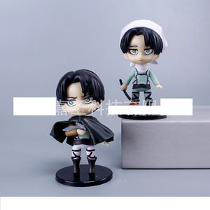 6 pièces/ensemble 10CM Shingeki No Kyojin Eren Hanji Ani Ackerman recueillir épée la dernière <span class=keywords><strong>saison</strong></span> Anime Figure Rivaille Ackerman <span class=keywords><strong>guerre</strong></span> - Product Image 4