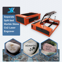 JX rapide vitesse marbre pierre précieuse ombre portrait pierre tombale photo découpe granit pierre laser machine de gravure portable pour carreaux