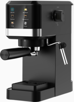 Cafetera Espresso Semiautomática de 20 Bares y 1350W con Pantalla Táctil, Tanque de Agua de 1L, para Hogar, Oficina y Cafetería, Gran Venta