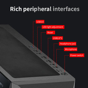 Snowman cs035 חם <span class=keywords><strong>pc</strong></span> במקרה לוחות האם E-ATX עם לוח חזית דבש חכם פריסה חכם משחק מחשב - Product Image 6