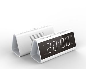 Radio Reloj Despertador LED de Estilo Vintage, Radio Reloj Despertador Retro <span class=keywords><strong>FM</strong></span> <span class=keywords><strong>para</strong></span> Decoración del Hogar - Product Image 4