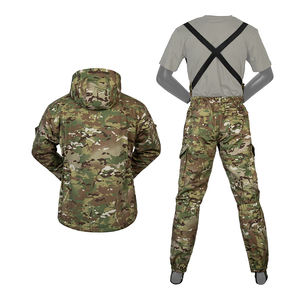 Gorka 3 Inverno Vento Impermeável Ski Rip Stop Uniformes Táticos <span class=keywords><strong>ATACS</strong></span> <span class=keywords><strong>FG</strong></span> Trabalho Caça Treinamento Roupas Outdoor Fleece OEM - Product Image 6