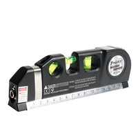 Promotion d'usine Niveau laser Horizon Ruban à mesurer vertical 2.5M Aligneur Règle métrique standard