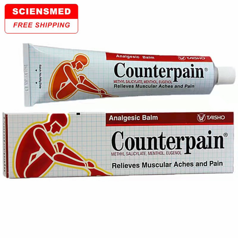 Pengiriman gratis 120g Thailand Counterpain salep analgesik hangat mengurangi nyeri otot