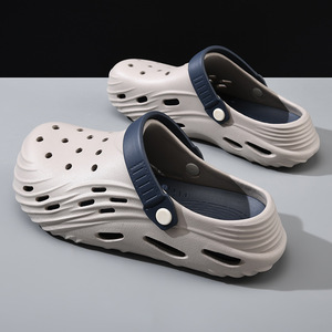 Sandalias Crocs para Hombre con Suela Gruesa para Aumentar la Altura, Antideslizantes, Transpirables, con Suela de EVA, para Playa y Uso en Exteriores de Verano - Product Image 5