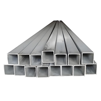 Tuyau carré en acier au carbone EMT avec revêtement galvanisé à chaud et résistance aux UV, excellente performance antirouille pour utilisation en extérieur