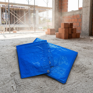 Bâche en PE bleue K-Tarp Vina Vietnam, rouleau de bâche multi-usages pour extérieur, service de découpe/moulage sur mesure - Product Image 2