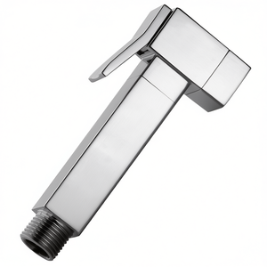 Pommeau de douche carré en laiton, 19 cm de large, nickel brossé, pour Hydrotilet - Product Image 3