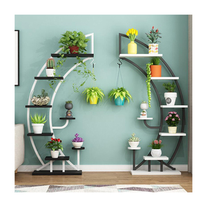 Jinsheng TV <span class=keywords><strong>support</strong></span> mural en métal <span class=keywords><strong>pour</strong></span> plantes intérieur et jardin <span class=keywords><strong>balcon</strong></span> étagère à fleurs <span class=keywords><strong>support</strong></span> de jardinière multicouche <span class=keywords><strong>pour</strong></span> mariage - Product Image 2