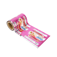 Film d'emballage alimentaire en aluminium imprimé sur mesure, film plastique métallisé flexible laminé en rouleau pour sachets de pains