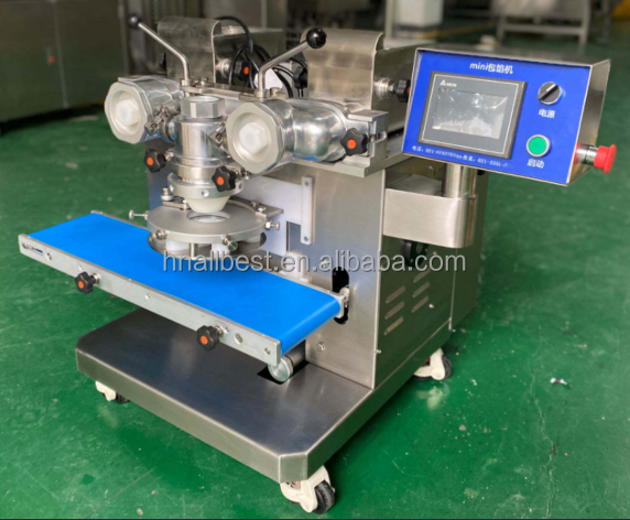 High Efficiency Mini 2 Hopper Filling Machine Encrusting Machine Commercial Kubba Maamoul Dumpling Making Machine