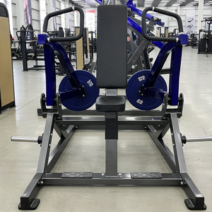 Macchina per il sollevamento pesi isometrico commerciale in acciaio di alta qualità con seduta e caratteristiche di sicurezza per schiena, petto e gambe - Product Image 4