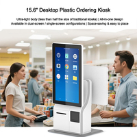 Caja Registradora con Pantalla Táctil de 15.6 Pulgadas, Sistema POS Todo en Uno, Kiosco de Pago de Autoservicio con Impresora, Escáner y Terminal