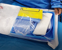 Kit de pansement stérile jetable pour dialyse, plateau de procédure mineure, ensemble de pansements médicaux pour soins des plaies à usage hospitalier, certifié CE