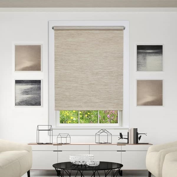 Smart Curved Electric Roller Shade with Motorized Control and App WiFi Zigbee Tuya Compatibility for Modern Homes