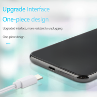 Câble de charge USB vers Type-C 60W 1M 2A avec gaine en PVC tressée pour téléphones portables, écouteurs, ordinateurs