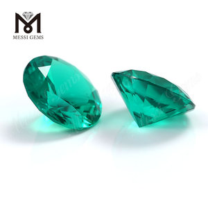 Lab สร้าง Emerald Round Brilliant Cut โคลอมเบีย Emerald โรงงานราคา - Product Image 3