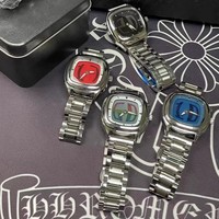 Pintime Montre-Bracelet Homme Vintage Y2K Lumineuse Quartz Date Étanche Design Unique