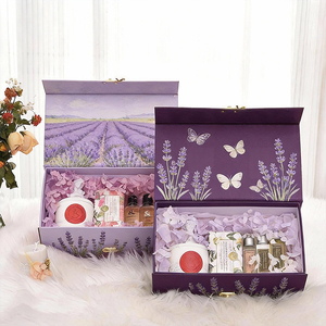 Invitation Paper Luxury Flip-Top Magnetic Closure Bridesmaid <strong>Weeding</strong> Valentine's Day Gift Packaging Present <strong>Box</strong> <strong>for</strong> with Ribbon - Product Image 2