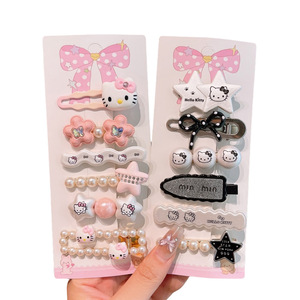 Mignonne <span class=keywords><strong>pince</strong></span> à <span class=keywords><strong>cheveux</strong></span> en plastique style européen et américain <span class=keywords><strong>Hello</strong></span> <span class=keywords><strong>Kitty</strong></span> pour filles, enfants, bébés - Accessoires capillaires pour fêtes - Product Image 5