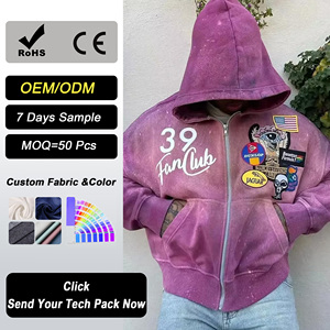 Conjuntos de Sudaderas y Hoodies Unisex, Sudadera con Capucha de Motocicleta, Algodón, Estampado Personalizado, Lavado Ácido, <span class=keywords><strong>Moto</strong></span> y Biker, Otoño - Product Image 1