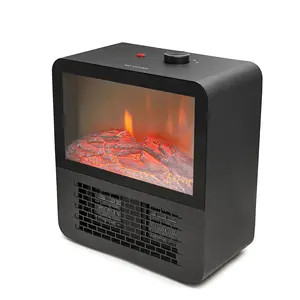 도매 새로운 시뮬레이션 불꽃 높은 제품 겨울 휴대용 1600W PTC 세라믹 난방 히터
