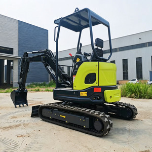 Nouveaux produits UE : Mini-excavatrice sur chenilles de 2,7 tonnes avec cabine fermée et moteur, idéale pour les travaux d'aménagement paysager, de creusement de fossés et de démolition - Product Image 3
