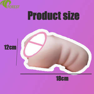 Gerçekçi Yetişkin Erkek Mastürbatör Dildo TPE Malzeme Yumuşak Ters Çevirilmiş Bardak Oyuncak Erkekler için Mastürbasyon Kabı Yumuşak Silikon - Product Image 2