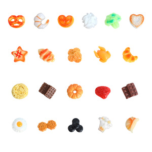 Juguetes de comida en miniatura Lanshuo, accesorios de cocina de simulación, resina plástica, accesorios de bricolaje para niños, juego de simulación. - Product Image 4