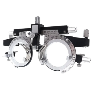 Marco de lente de prueba de Optometría universal ajustable, totalmente PD, 1 año de garantía, segmentos refractivos de prueba óptica - Product Image 1