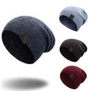 PIHA SPORTS Unisex Men's Acrylic Knit Baggy Beanie Winter <b>Hat</b> Ski Slouchy Chic Camouflage Elastic <b>Hat</b> - Product Image 4