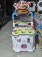 Machine de jeu de pêche aux souris double joueur pour enfants, à monnayeur, pour divertissement commercial, avec têtes de souris et de grenouilles, et fonction marteau