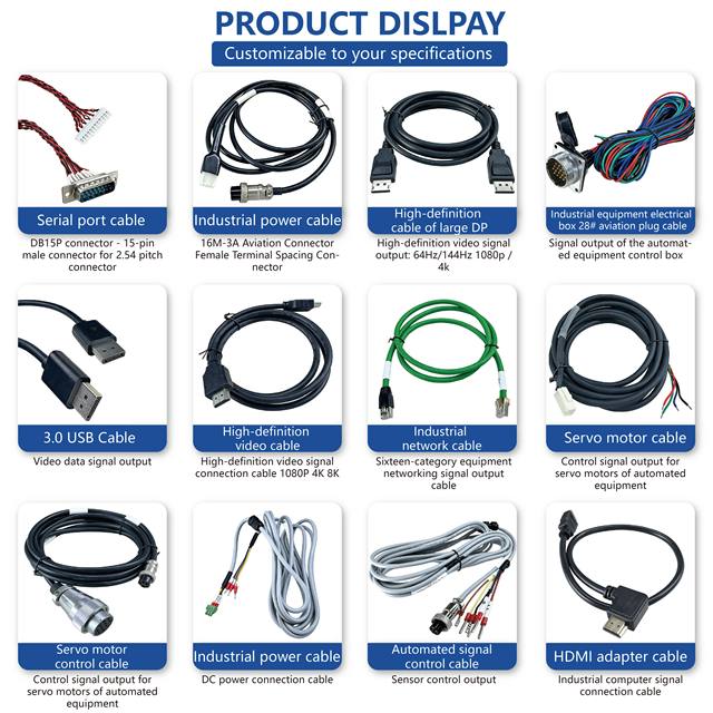 Connector Waterproof Cable Circular Metal 6p 8p Pin Shielded Moldable Male Female Solder Plug Socket Panel Mount Connector