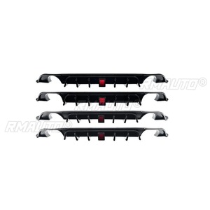 Protector de Parachoques Trasero para Volkswagen Golf 7.5 Versión Normal GTI 2017-2019, Difusor, Kit de Carrocería - Product Image 4