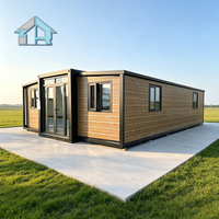 Maison modulaire extensible de 20 pieds résistante aux ouragans, maison préfabriquée extensible, mini-maison conteneur mobile préfabriquée pour usage résidentiel ou professionnel