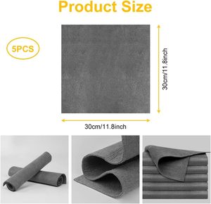 Paño Mágico de Microfibra para Secado de Autos, 30x40cm, Grueso, con Logotipo Láser, para Cuidado Automotriz, Superventas - Product Image 4
