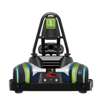 Go-karts Eléctricos al por Mayor para Niños, Velocidad 8-23 km/h, Cinturón de Seguridad, Asiento con Parachoques, Ajustable, Karting de Alquiler, Batería, Go Kart