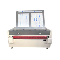 Machine de découpe laser CO2 à alimentation automatique 1610 pour tissu, CNC refroidie par eau avec prise en charge AI/LAS pour bois, papier, MDF