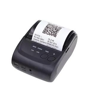 Directe Fabrikant Van ZJ-5802 58Mm Mini Mobiele Telefoon Wifi Qr Code Draagbare Pos Thermische Printer