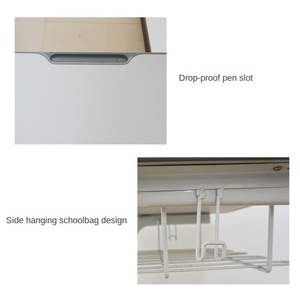 Juego de escritorio y silla para el hogar de estilo francés de estilo moderno Nuevo extraíble para la enseñanza secundaria primaria entrenamiento de tutoría comercio exterior - Product Image 3