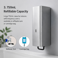 Dispensador de Jabón Manual de Lujo Exclusivo GoodWind, de Aleación de Aluminio, para Desinfectante de Manos y Gel de Ducha