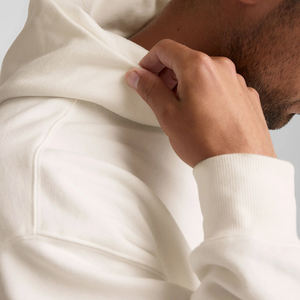 Sweat à capuche personnalisé Hip Hop en éponge française de haute qualité Sweat à capuche court Boxy vierge épais 100% coton à capuche - Product Image 4