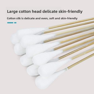 Hisopos de Algodón con Cabeza Grande Esterilizados con Ozono Médico, 25 cm, 100 Unidades en Bolsa de Papel, Certificación YY300 Clase I, Marca JIAMAILUN, Modelo JML-03 - Product Image 3