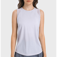 Nouveau T-shirt de sport sans manches pour femmes, gilet de sport Fitness sans manches, haut de sport à manches courtes