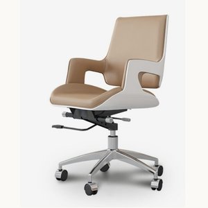 Chaise de bureau en cuir moderne et confortable 36028-336H/336M - Product Image 4