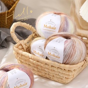 Yüksek kalite 100% süper yumuşak tiftik iplik 50g çocuk akrilik iplik el için örgü kazak - Product Image 4